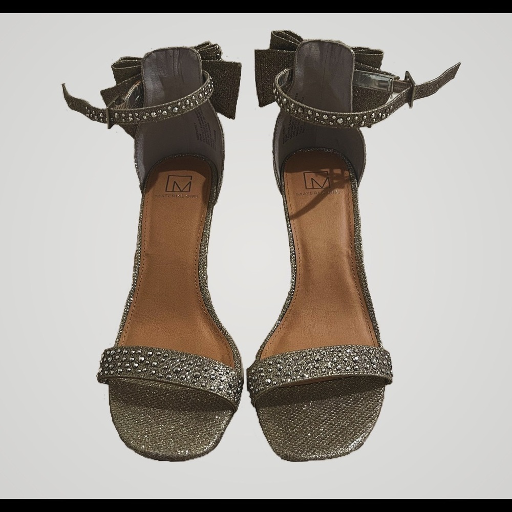 Evening Gold High Sandal Heels